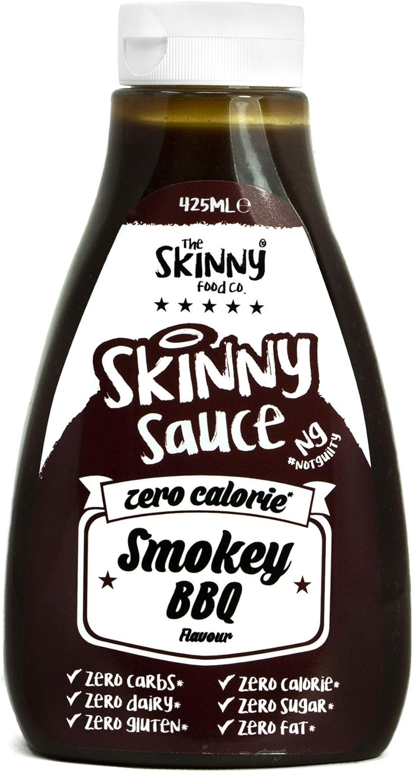 The Skinny Food Co Sweet Chilli, Garlic and Herb, Smokey BBQ Set of 3 Condiment Sauces Sugar Free Zero Calories, 425ml : Amazon.co.uk: Grocery