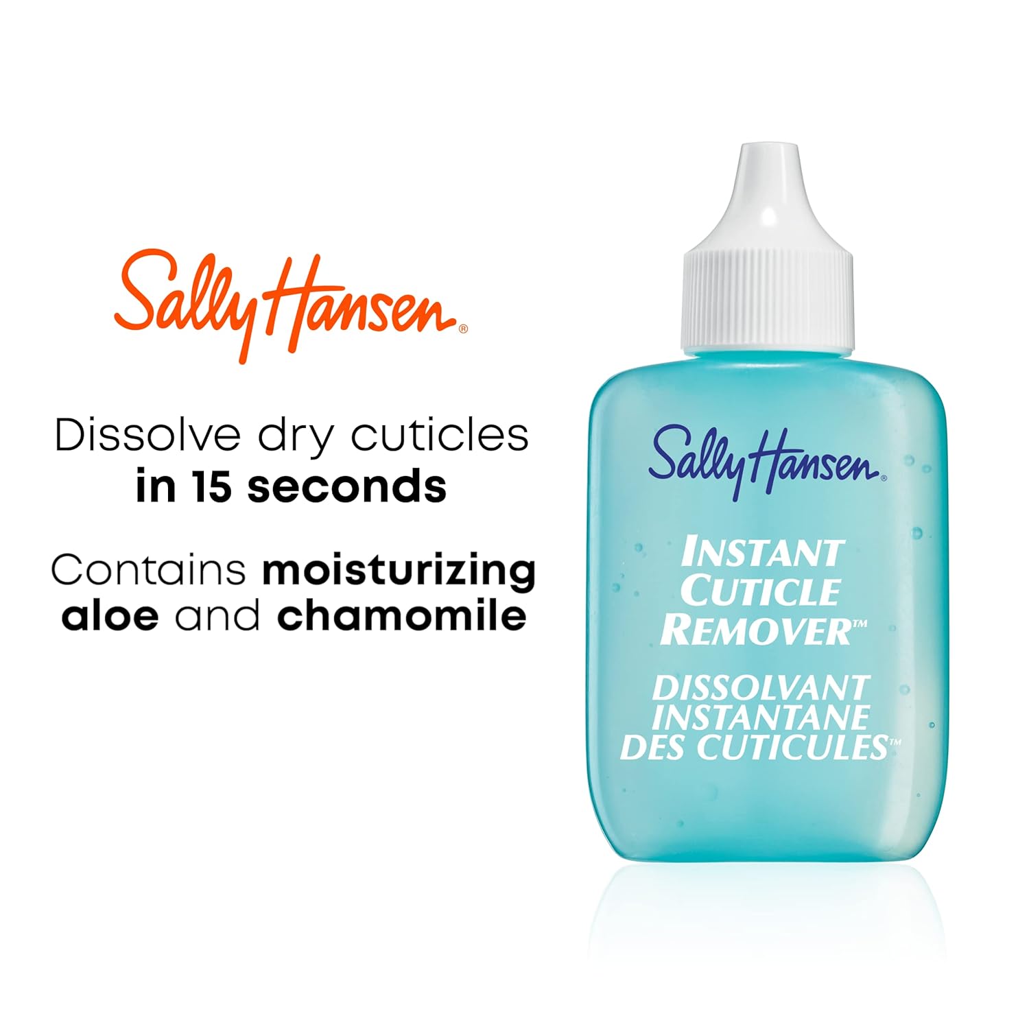 Sally Hansen Instant Cuticle Remover™, Nail Treatment, Fast Drying, Contains Aloe and Chamomile : Nail Growth Formula Treatments : Beauty & Personal Care