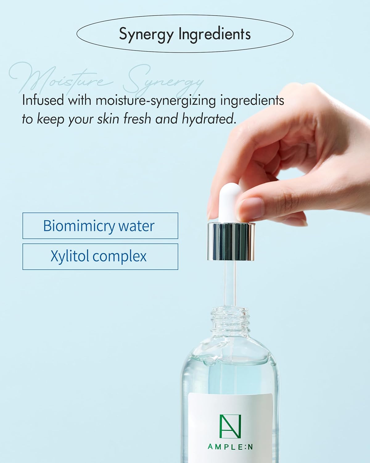 Ample:N Hyaluron Shot Hydration Serum – Plumping Face Serum With Hyaluronic Acid And Xylitol - Ultra Hydrating Moisturizer To Reduce Wrinkles And Restore Vitality And Glow, 3.38 Fl.Oz. : Beauty & Personal Care