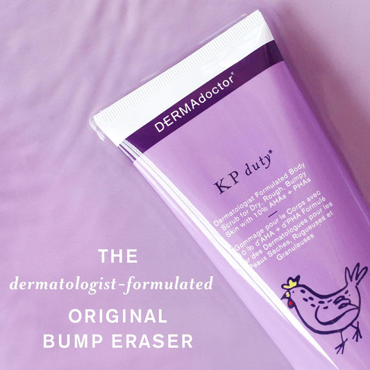 Dermadoctor Kp Bump Eraser Body Scrub Dermatologist Formulated Exfoliant | Keratosis Pilaris Treatment For Dry And Bumpy Skin 10% Ahas + Phas - 8 Oz