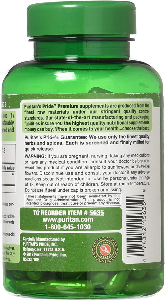 Puritan's Pride Echinacea 400 mg, 800 Count (4 Pack)