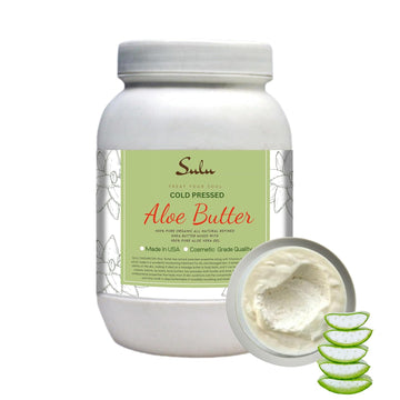 Sulu Organics Pure Cold Pressed Unrefined Aloe Vera Butter- 2 Lbs