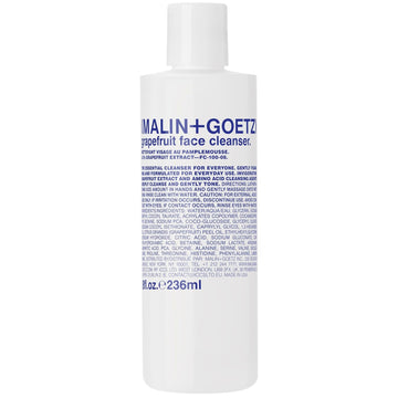 Malin + Goetz Grapefruit Face Cleanser, 8 Fl. Oz. - Men & Women Facial Cleanser For All Skin Types, Face Wash & Toner, Cleansing Facial Wash, Vegan & Cruelty Free