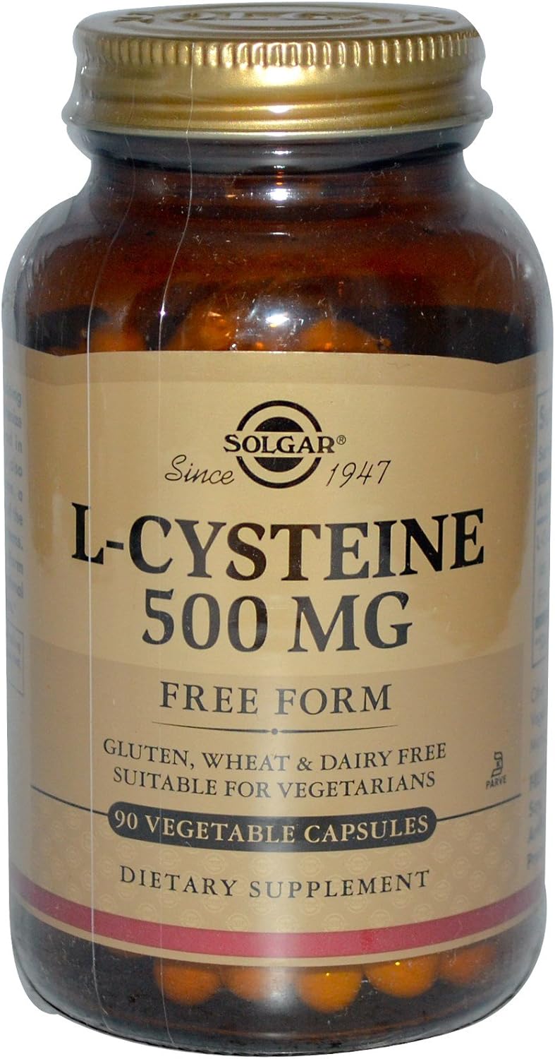 Solgar, L-Cysteine, 500 mg, 90 Veggie Caps - 2pc