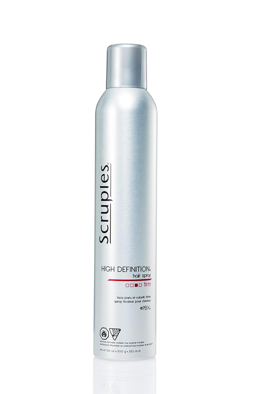 Scruples High Definition Hair Spray - Volumizing Hairspray with Extra Hold & Shine - For All Hair Types - Valmuizing Spray is Humidity Resistant, Smoothing, & Non-Sticky (10.6 oz)