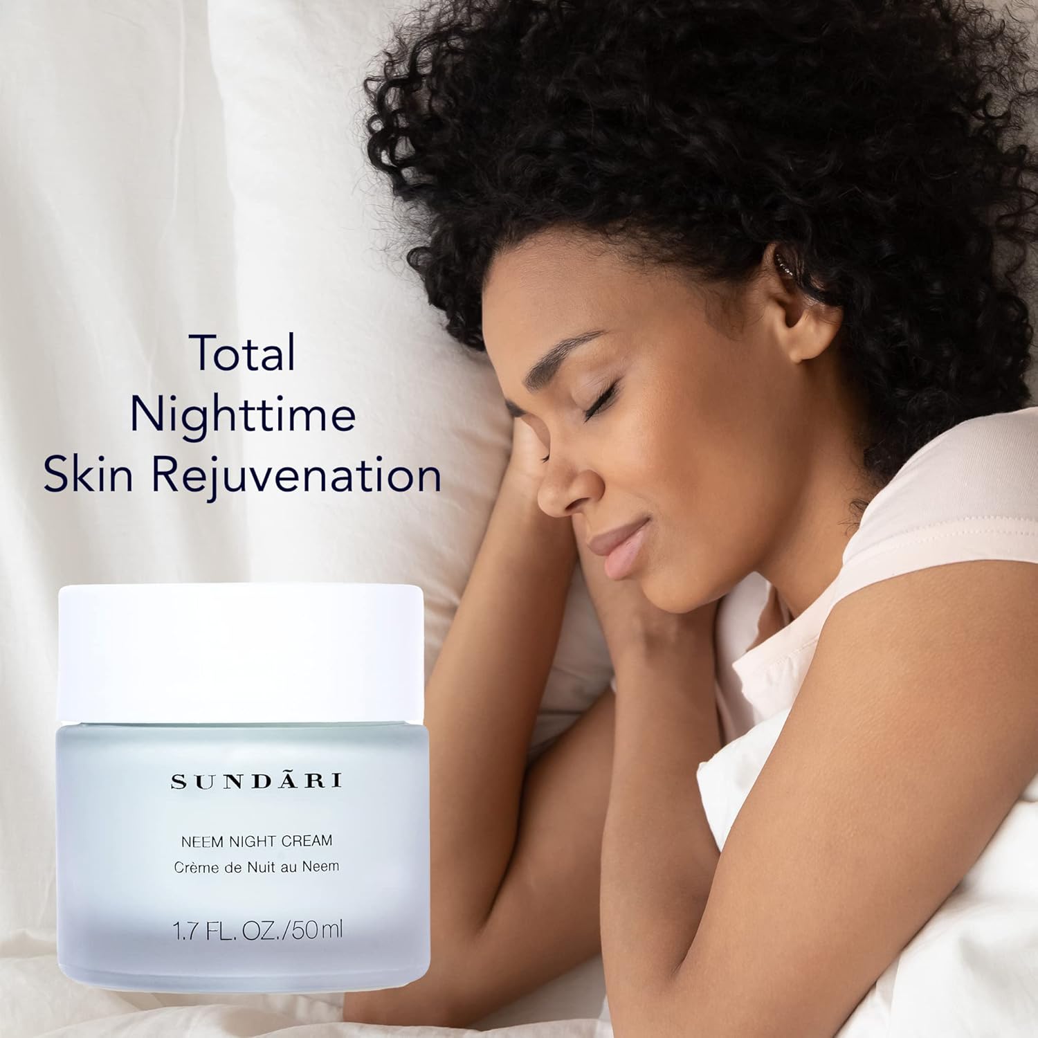Sundari Neem Night Cream - 1.7 Fl Oz, Night Time Moisturizer With Botanical Extracts, Wrinkle Repair & Hydration, Nourishes And Soothes Skin, Restores Natural Radiance, All Skin Types : Beauty & Personal Care