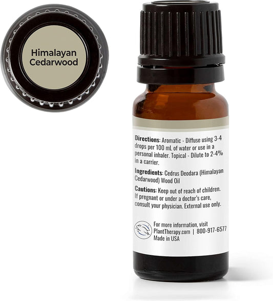 Plant Therapy Himalayan Cedarwood Essential Oil 10 mL (1/3 oz) 100% Pure, Undiluted, Therapeutic Grade : Health & Household