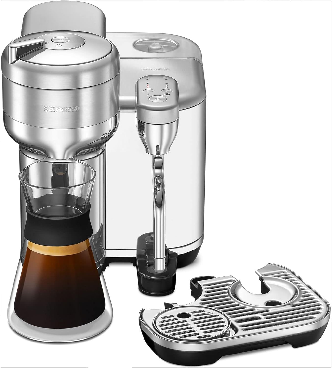 Nespresso Vertuo Creatista Coffee and Espresso Maker by Breville, Brushed Stainless Steel: Home & Kitchen