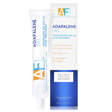 Acnefree Adapalene Gel 0.1%, Once-Daily Topical Retinoid Acne Treatment, Dermatologist Developed, Unclogs Pores And Clears Acne, Prevents And Improve Whiteheads And Blackheads, 1.6 Ounces