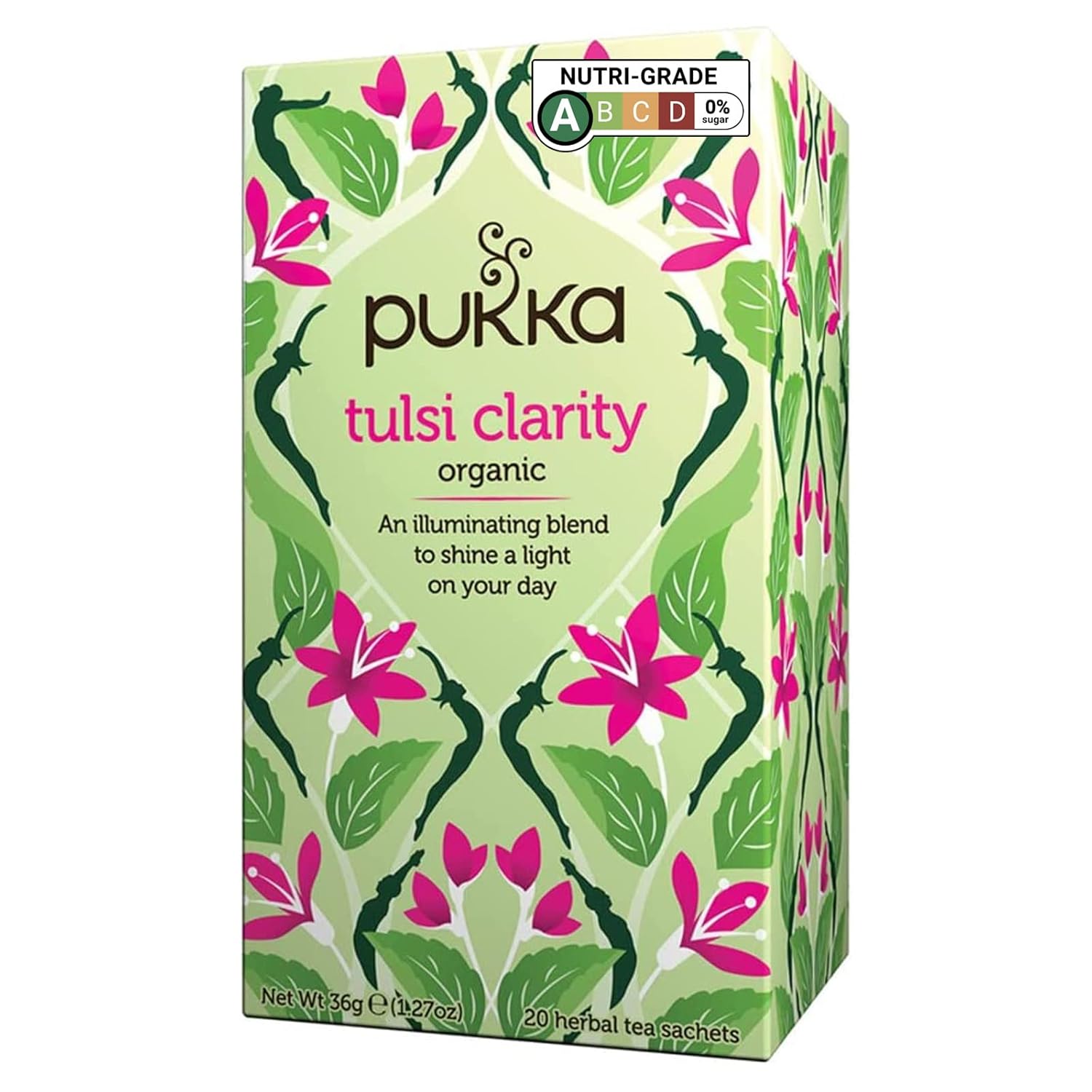 Pukka Organic Three Tulsi Herb Tea, 20 Ea