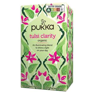 Pukka Organic Three Tulsi Herb Tea, 20 Ea