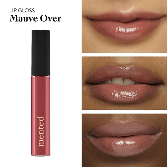 Mented Cosmetics Lip Gloss For Women Tinted Lip Balm Stain, Long Lasting Buildable Moisturizing Lipgloss Lipstick Topper, Made In Usa, Cruelty Free Vegan Makeup, #1 Cran