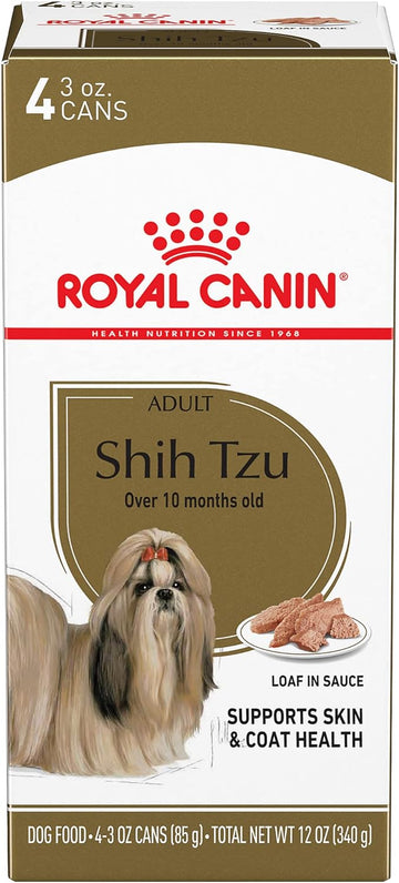 Royal Canin Shih Tzu Adult Breed Specific Wet Dog Food, 3 oz can 4 Count ( 1 pack)