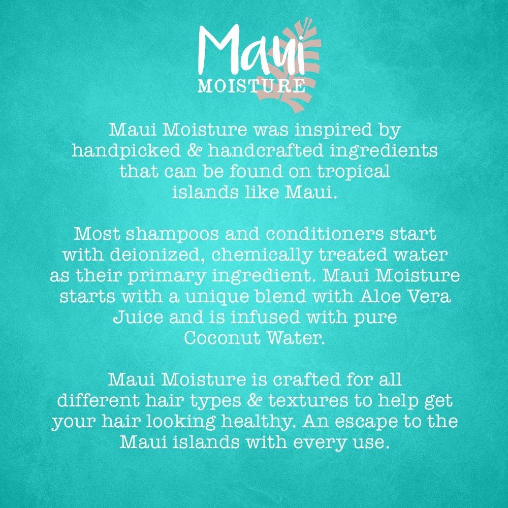 Maui Moisture Thicken & Restore + Bamboo Fibers Volumizing Blow Out Mist, Hair-Thickening Spray Treatment to Revive Weak, Brittle Curly Hair, Vegan, Silicone- & Paraben-Free, 8 Fl Oz : Beauty & Personal Care