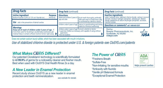CloSYS Fluoride Toothpaste, 3.4 Ounce, Travel Size, Gentle Mint, TSA Compliant, Whitening, Enamel Protection, Sulfate Free