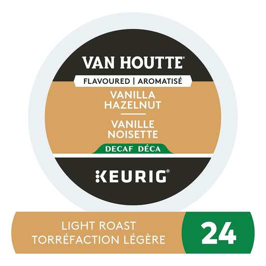 Van Houtte Vanilla Hazelnut Decaf K-Cups, 24-Count