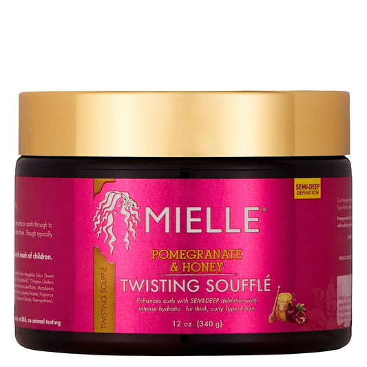 Mielle Organics Pomegranate & Honey Twisting Soufflé, Sulfate and Paraben Free, 12 Ounces : Beauty & Personal Care