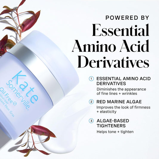 Kate Somerville Oil Free Moisturizer – Clinically Formulated Face Cream For Oily Skin, Lightweight, And Hydrating Daily Oil Control, 1.7 Fl Oz