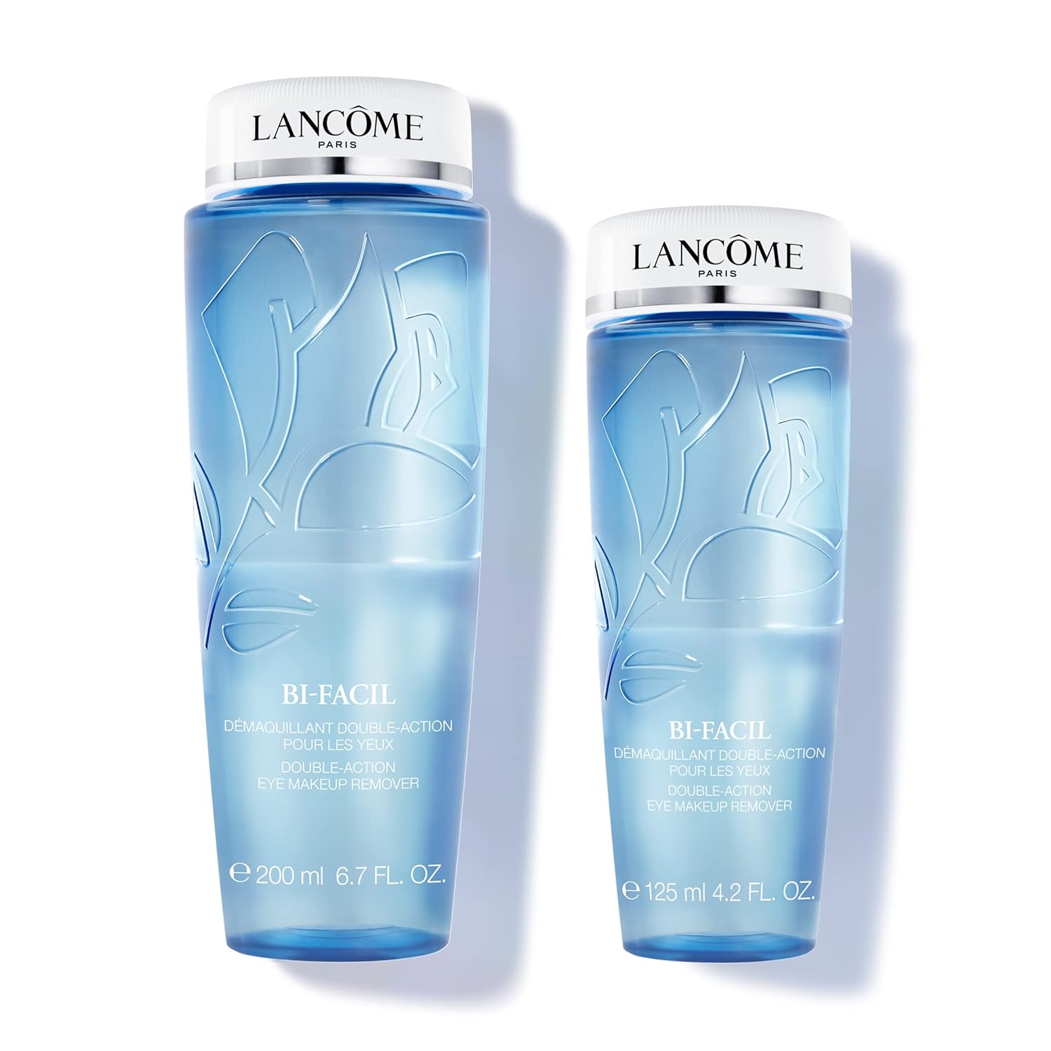 Lancôme Bi-Facil Double Action Eye Makeup Remover Set - Effortlessly Removes Waterproof Makeup - 2-Pack of 6.7 & 4.2 Fl Oz