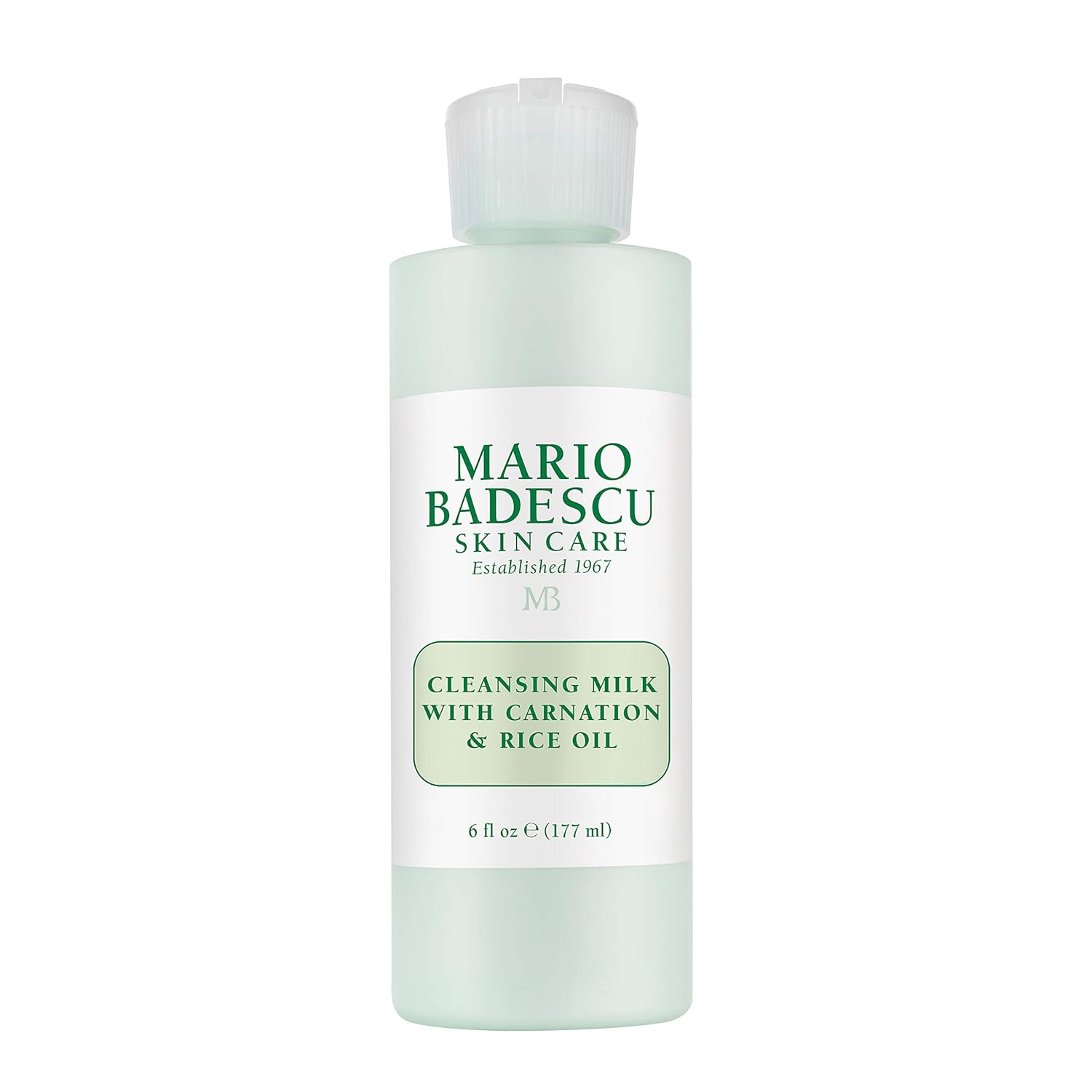 Mario Badescu Cleansing Milk With Carnation, Rice Oil & Vitamin E - No Rinse Liquid Makeup Remover Cleanser With Milky Formula For Skin Care And Gentle Cleansing Experience