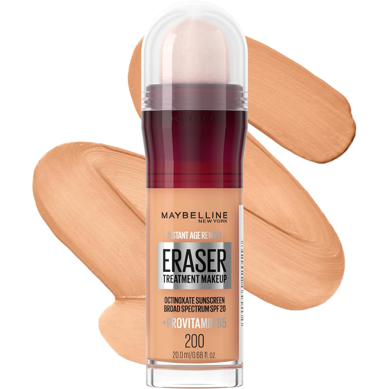 Maybelline Instant Age Rewind Eraser Treatment Makeup With Spf 18, Anti Aging Concealer Infused With Goji Berry And Collagen, Creamy Natural, 1 Count