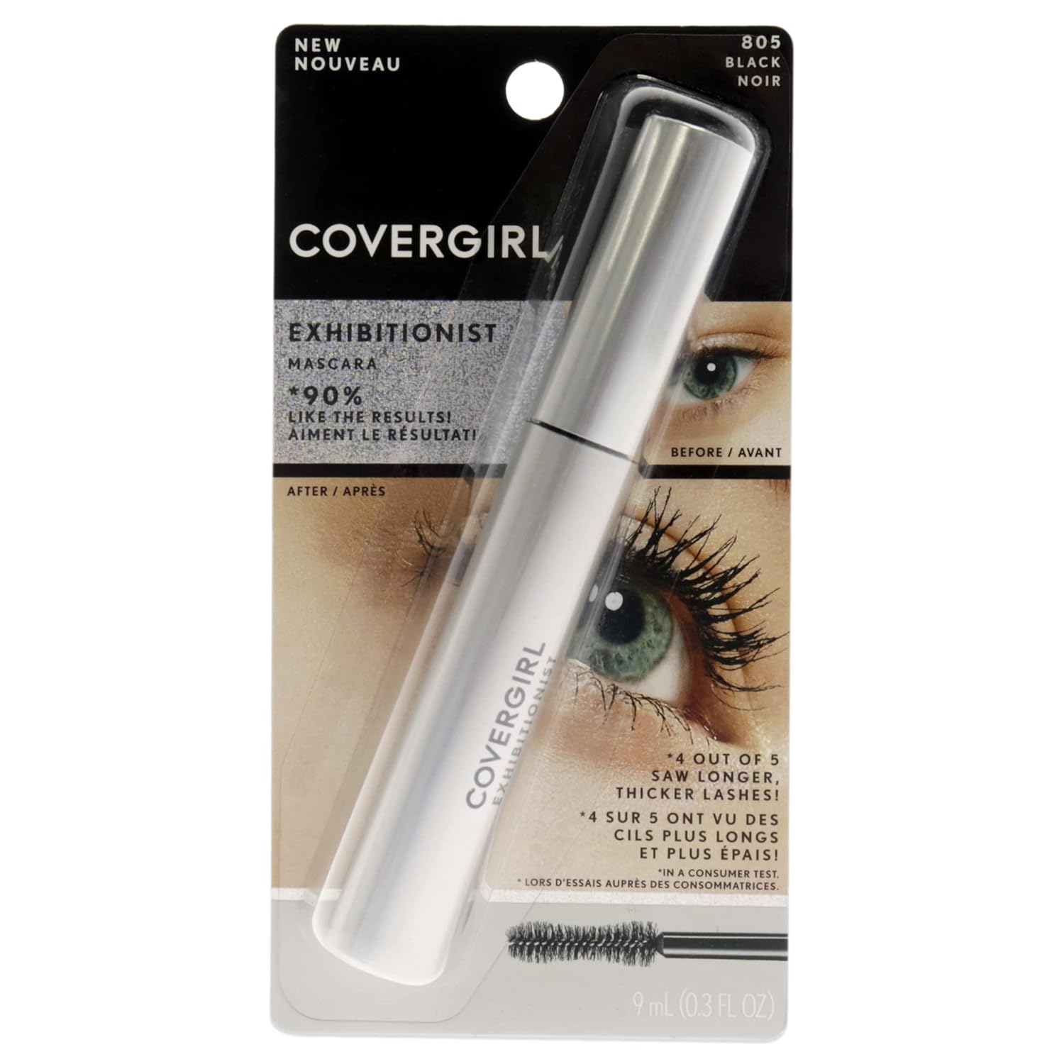 Covergirl - Exhibitionist Mascara, Volumizing, Easy Glide, No Smudge, 100% Cruelty-Free