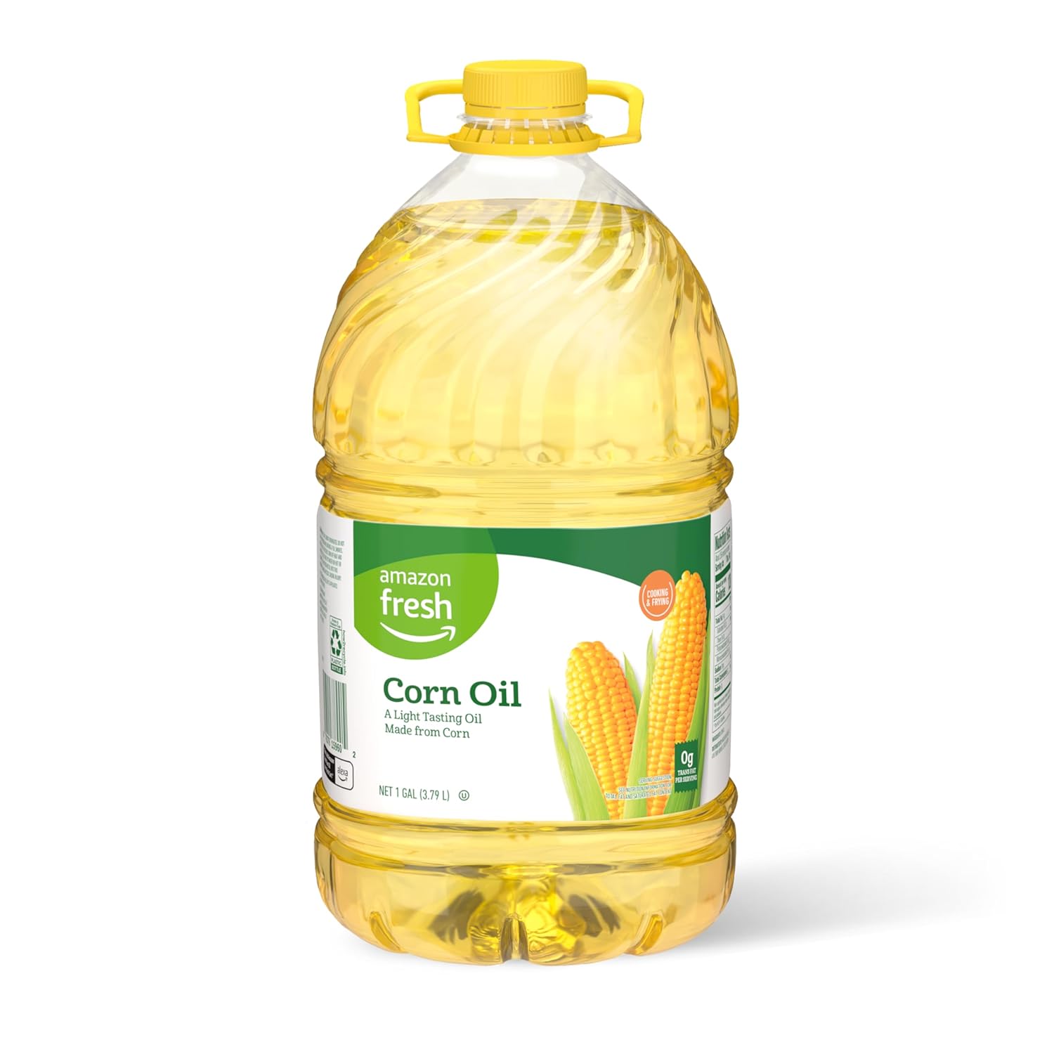 Amazon Fresh, Corn Oil, 128 Fl Oz (Previously Happy Belly, Packaging May Vary)