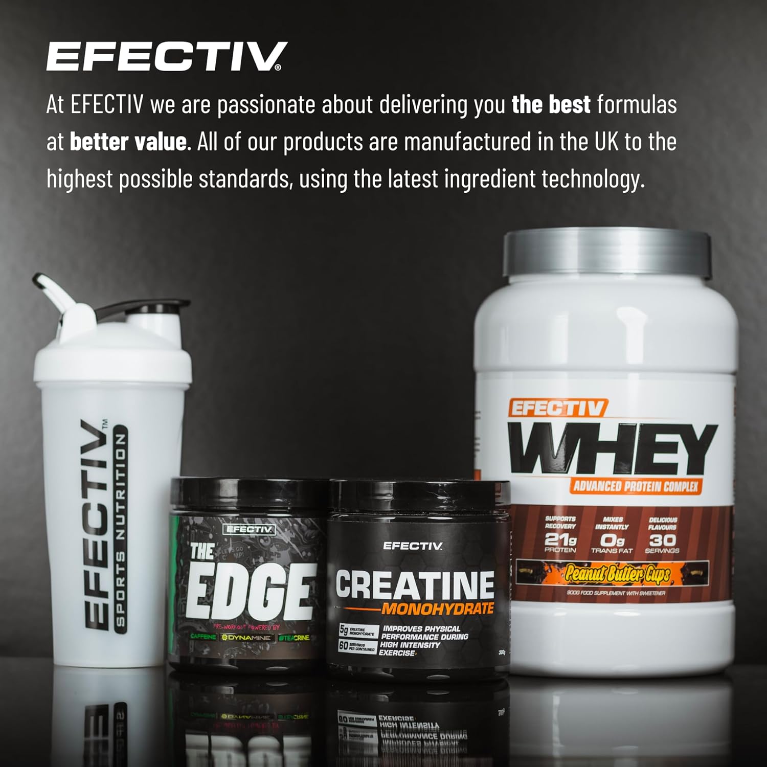 Efectiv Hybrid Creatine Plus Hydration | 5g Creatine Monohydrate Powder | Added Electrolytes | AstroGin for Increased Absorption | 30 Servings | 300 Grams (Mango & Passionfruit) : Amazon.co.uk: Health & Personal Care