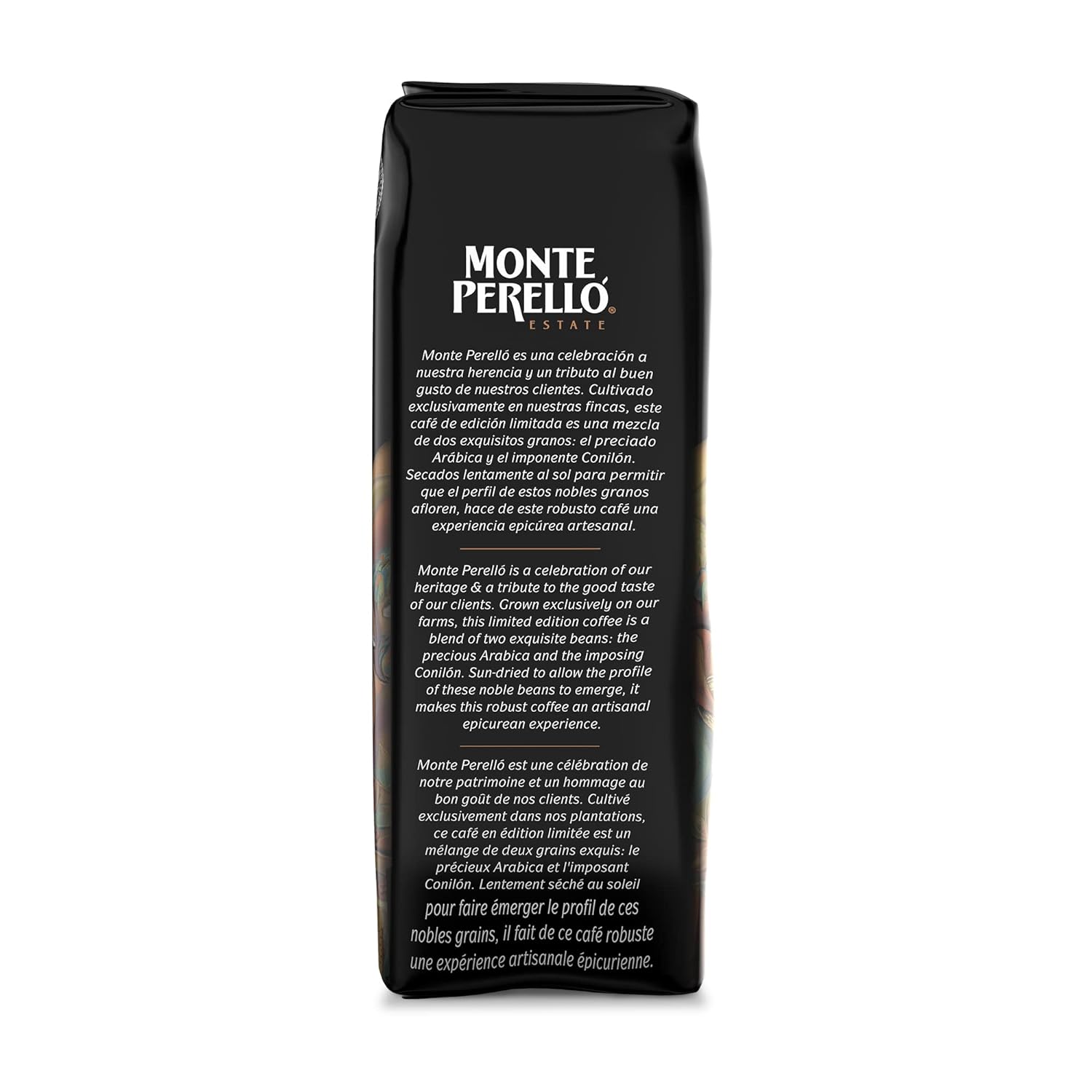 Monte Perelló, 16 oz Bag (1 LB/ 453.6 g), Ground Coffee, Medium Roast - Product from the Dominican Republic (Pack of 4) : Grocery & Gourmet Food