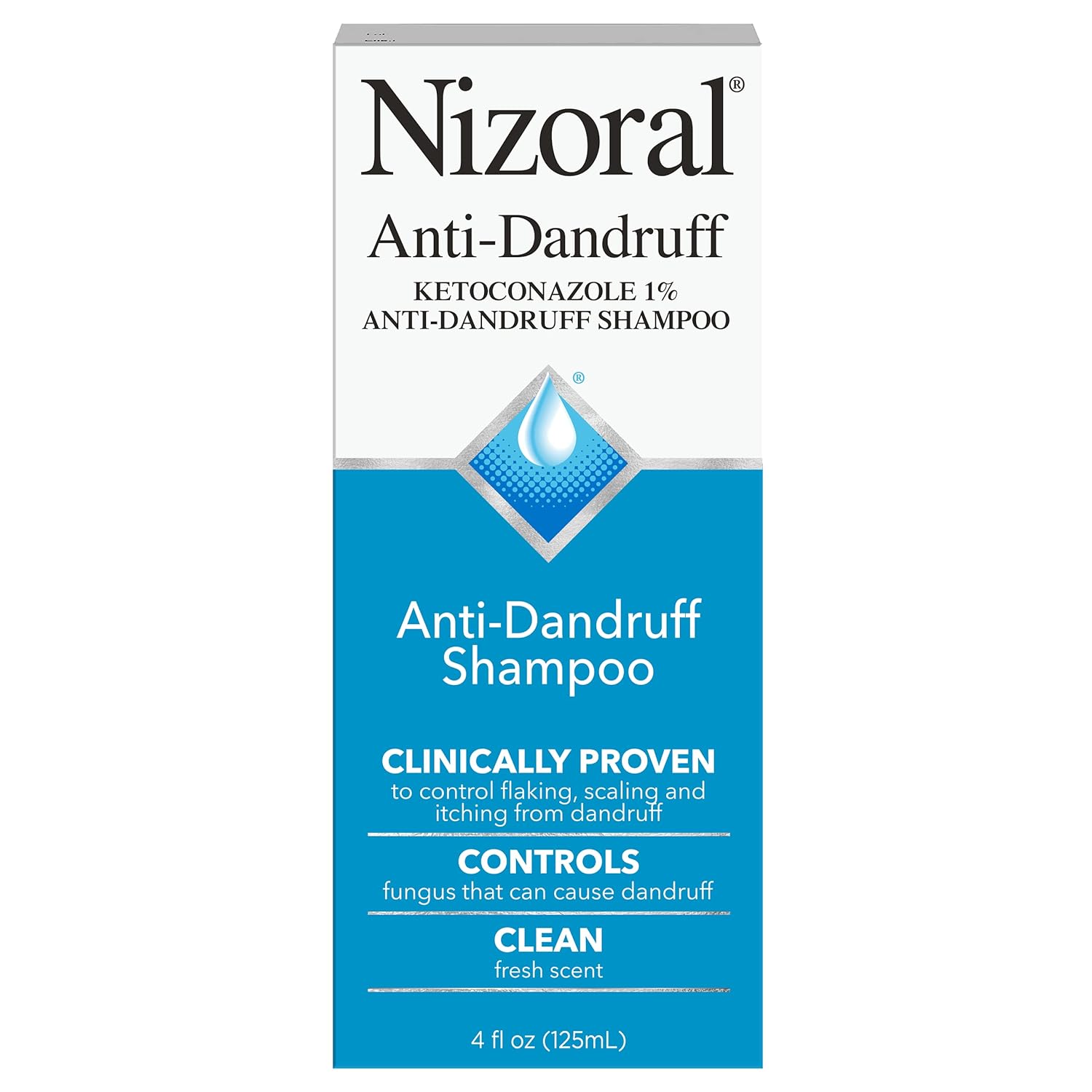 Nizoral Ad Antidandruff Shampoo, Fresh, 4 Fl Oz