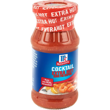 McCormick Golden Dipt Extra Hot Cocktail Sauce for Seafood, 8 fl oz
