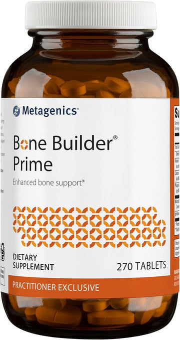 Metagenics Bone Builder Prime - Ipriflavone Bone Strength Supplement* - Comprehensive Mineral Support* - With Calcium, Vitamin D & Ipriflavone- Non-Gmo - Gluten-Free - 270 Tablets