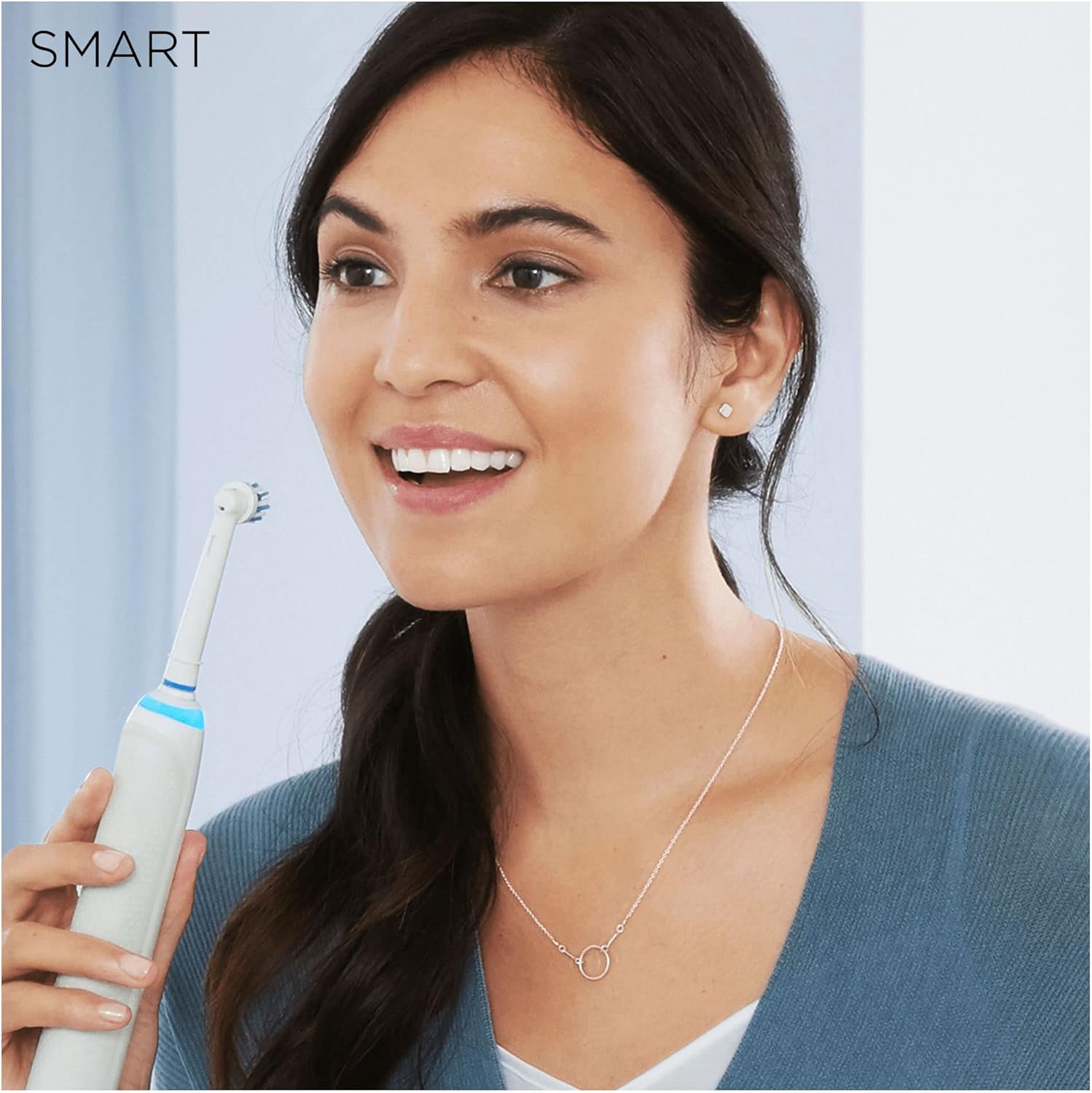 Oral-B Smart 7 Electric Toothbrush For Adults, App Connected Handle, 3 Toothbrush Heads & Travel Case, 5 Mode Display, Teeth Whitening, 2 Pin UK Plug, 7000N, Blue : Amazon.co.uk: Health & Personal Care