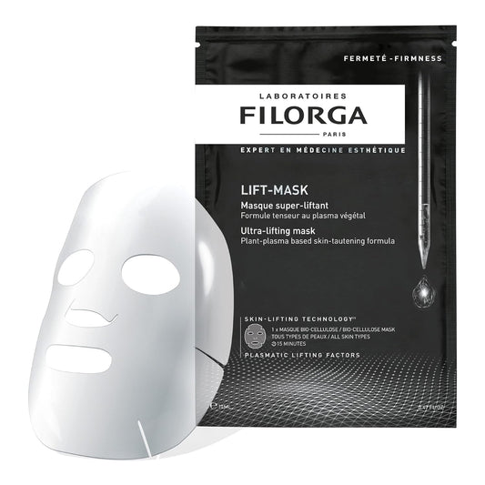 Filorga Lift-Mask, Anti-Aging Sheet Mask With Hyaluronic Acid, Collagen, & Antioxidant Polyphenols For Lifted & Plumped Skin, 0.67 Oz
