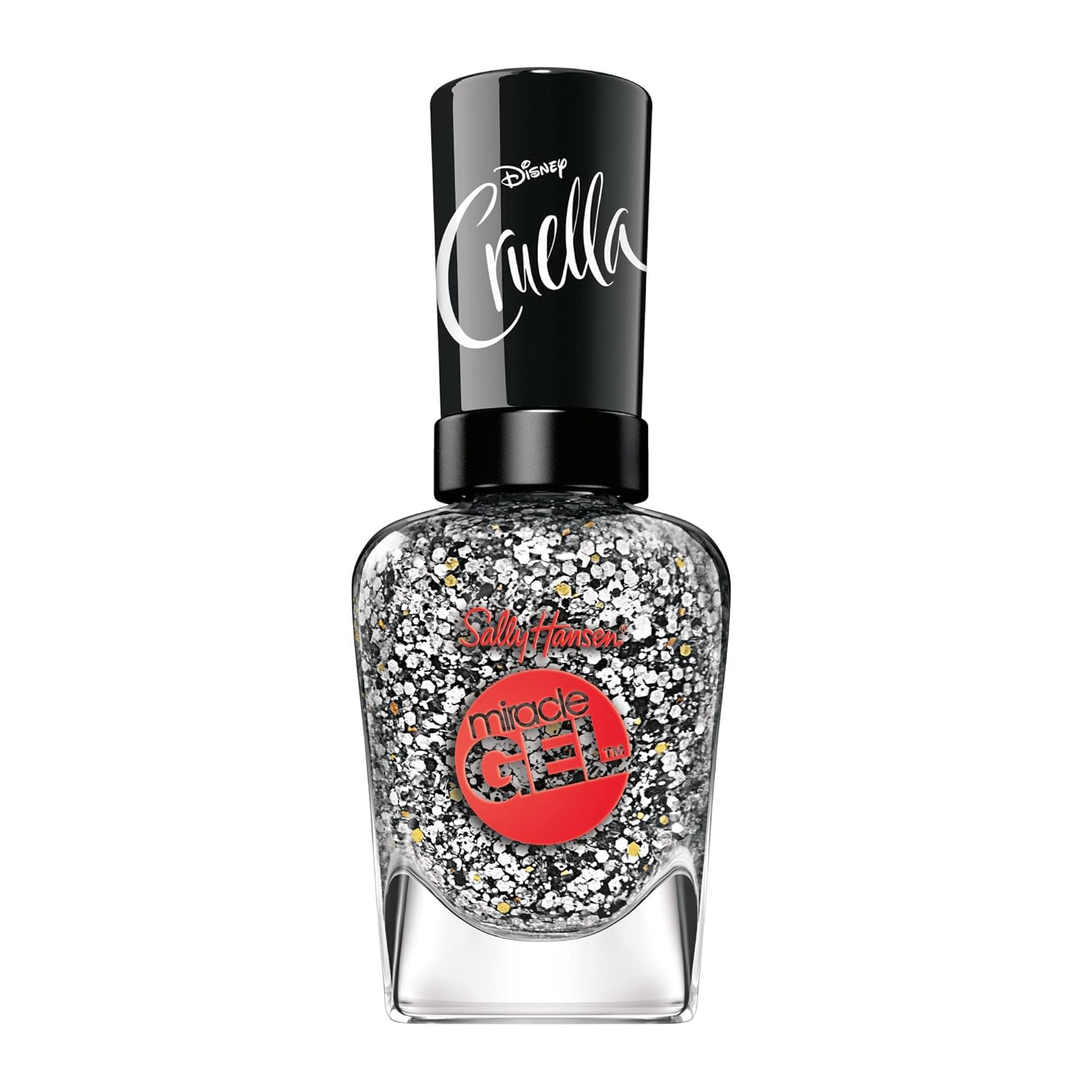 Sally Hansen Miracle Gel And Disney’S Cruella Collection, The Devil Is In The Details - 0.5 Fl Oz