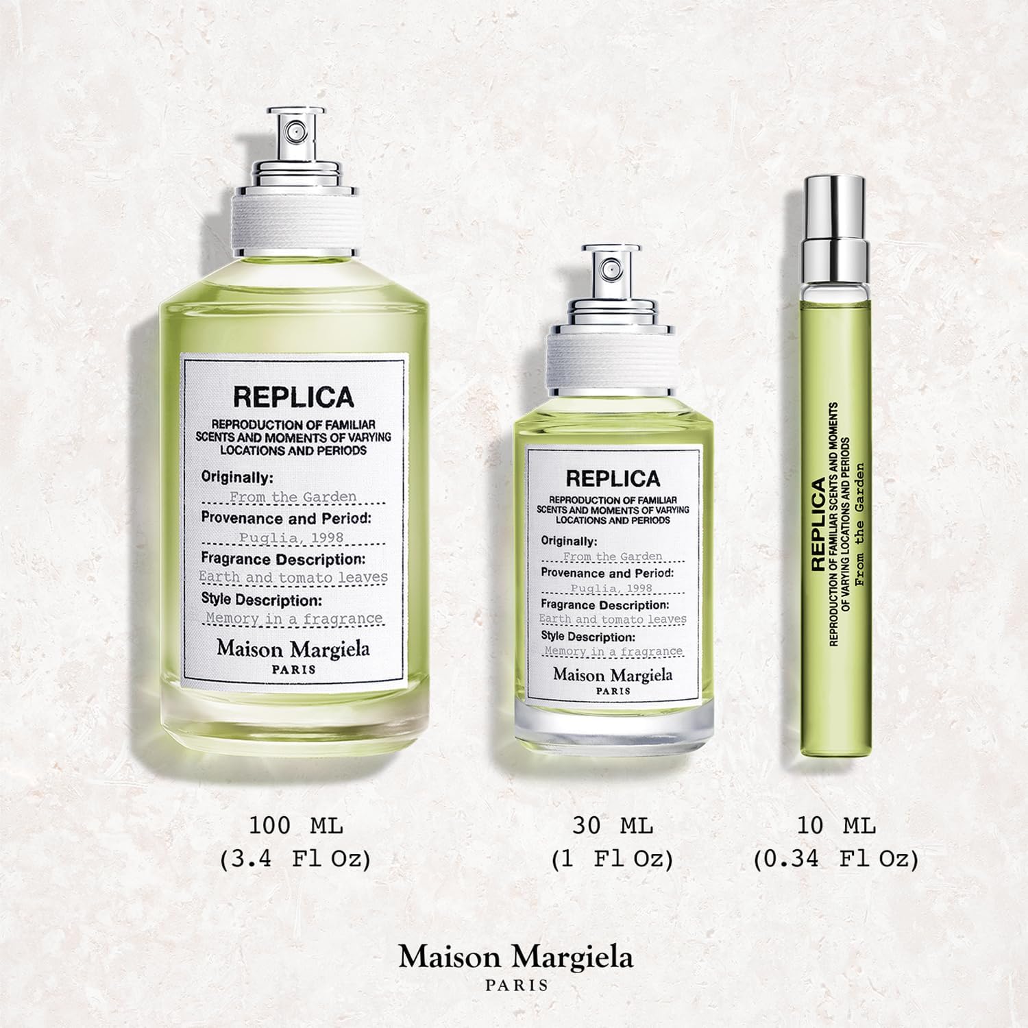 Maison Margiela Replica From The Garden 3.4 Edt U (129683) : Beauty & Personal Care