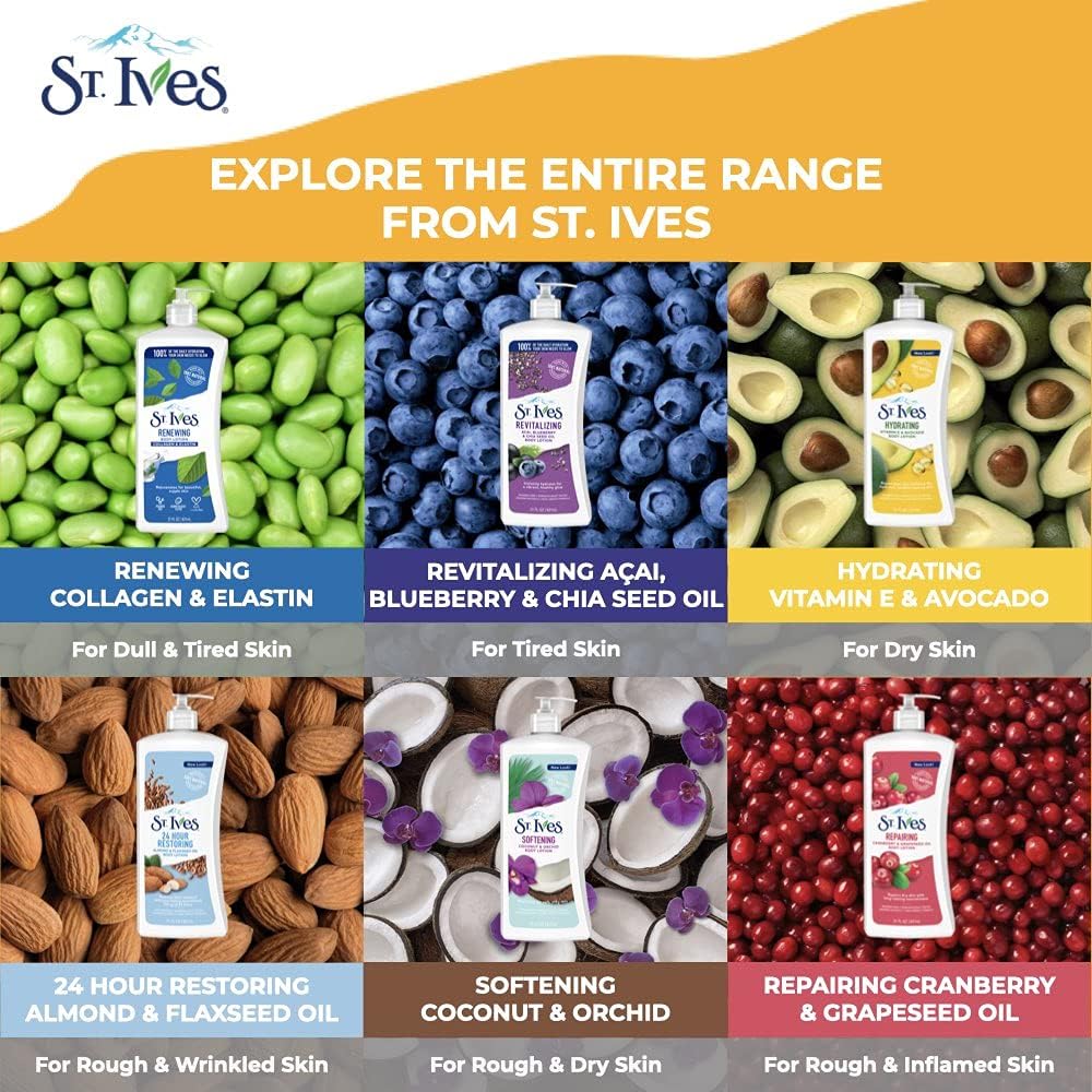 St Ives Skin Renewing Collagen Elastin Body Lotion 621 Ml/21 Fl Oz