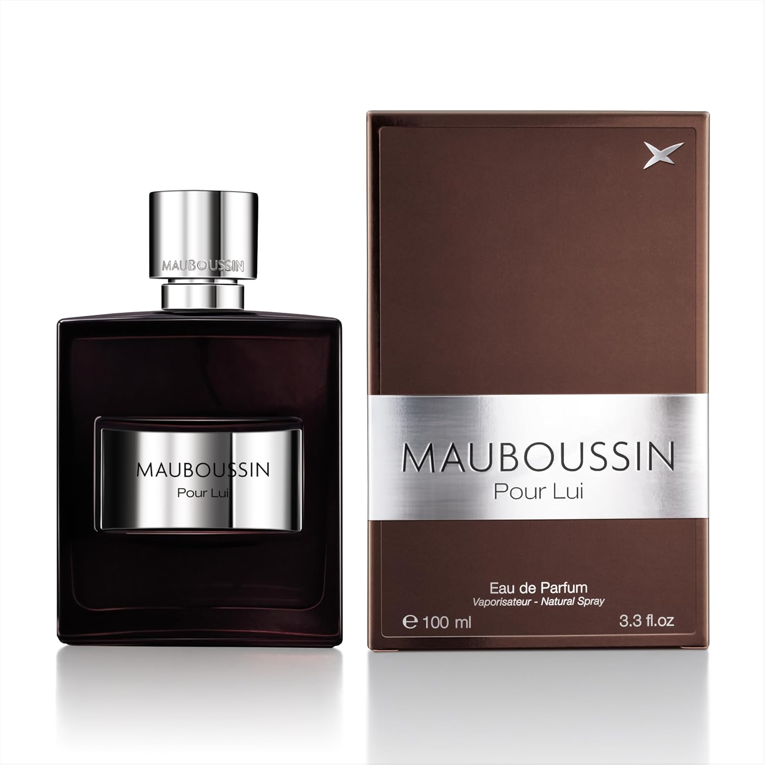 Mauboussin - Pour Lui In Red 100Ml (3.3 Fl Oz) - Eau De Parfum For Men - Woody & Spicy Scents