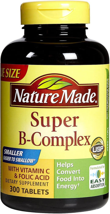 Nature Made Super Vitamin B-Complex Tabs, 300 Ct