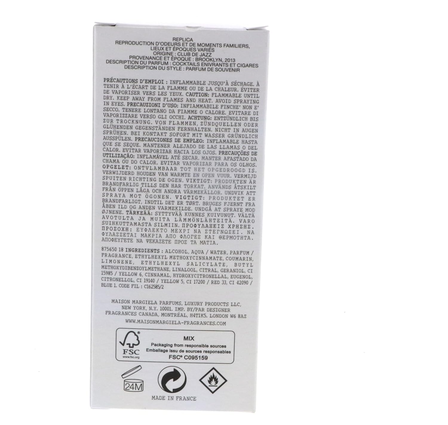 Maison Martin Margiela Jazz Club New & Sealed 3.4 Oz : Beauty & Personal Care