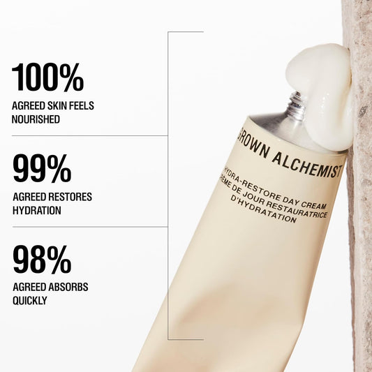 Grown Alchemist Hydra-Restore Day Face Cream - Luxury Daily Moisturising Cream and Natural Make Up Primer - Hydrating Face Moisturiser with Antioxidants Aloe, Vitamin E, Vegan Plant Oils - 65 ml : Amazon.co.uk: Beauty