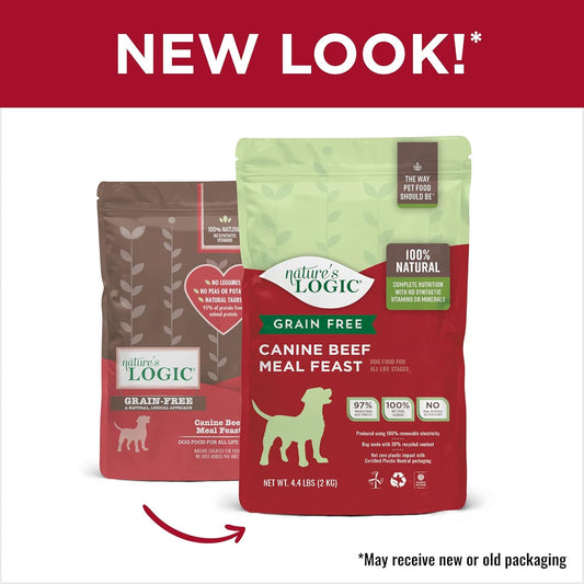 Nature'S Logic Grain Free Beef Meal Feast, 4.4Lbs