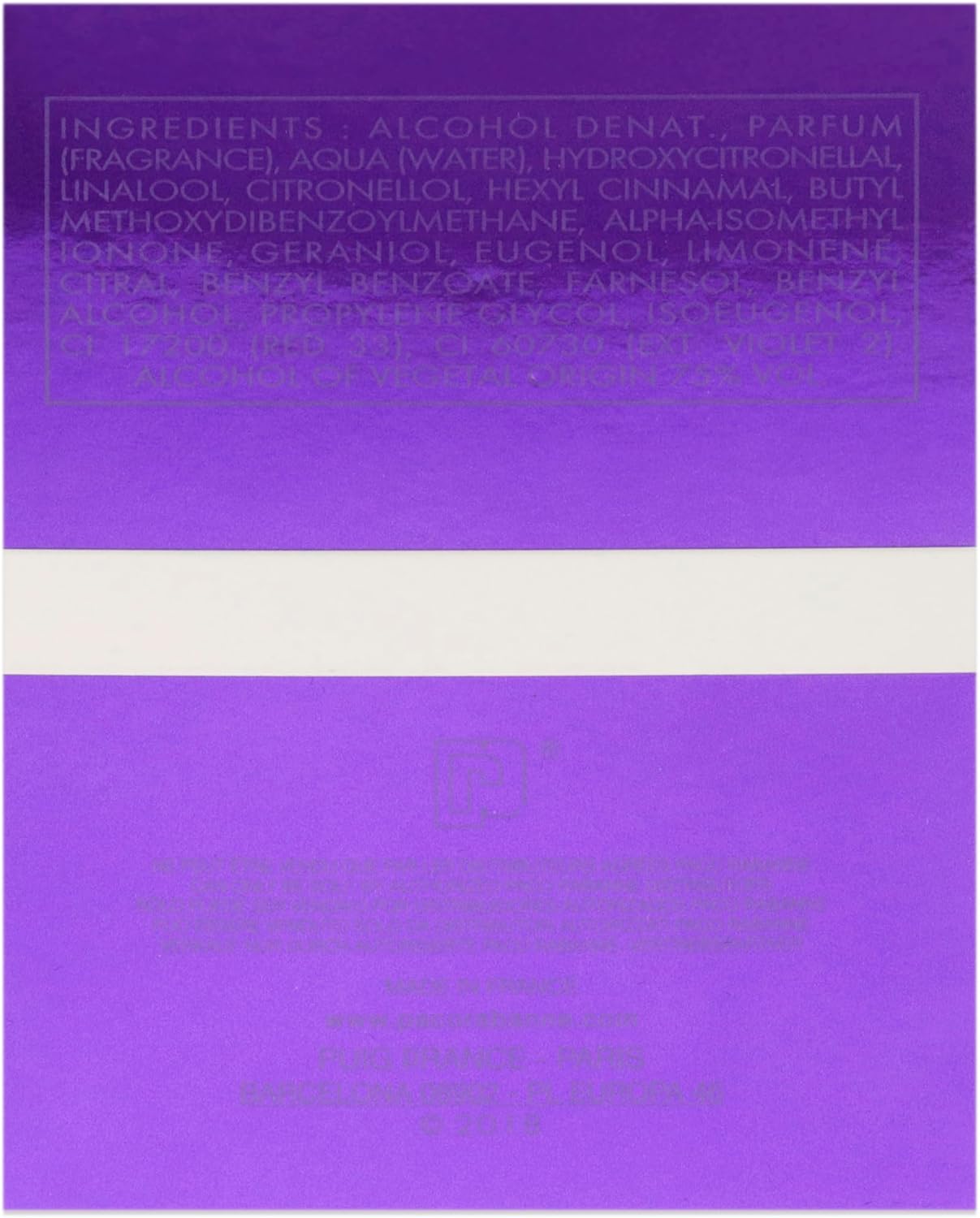 Paco Rabanne Ultraviolet Eau De Parfum For Women 80 Ml
