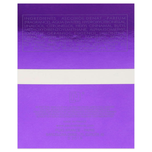 Paco Rabanne Ultraviolet By Paco Rabanne For Women. Eau De Parfum Spray 2.7 Ounces : Beauty & Personal Care