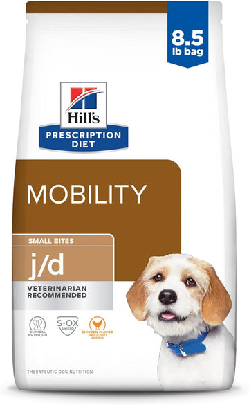 Hill'S Prescription Diet J/D Joint Care Small Bites Chicken Flavor Dry Dog Food, Veterinary Diet, 8.5 Lb. Bag