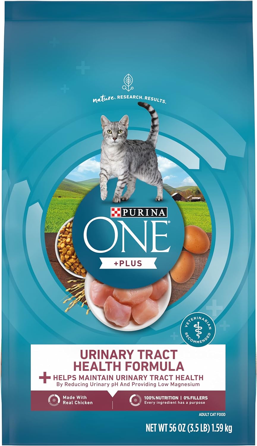 Purina ONE High Protein Dry Cat Food, +Plus Urinary Tract Health Formula - 3.5 lb. Bag