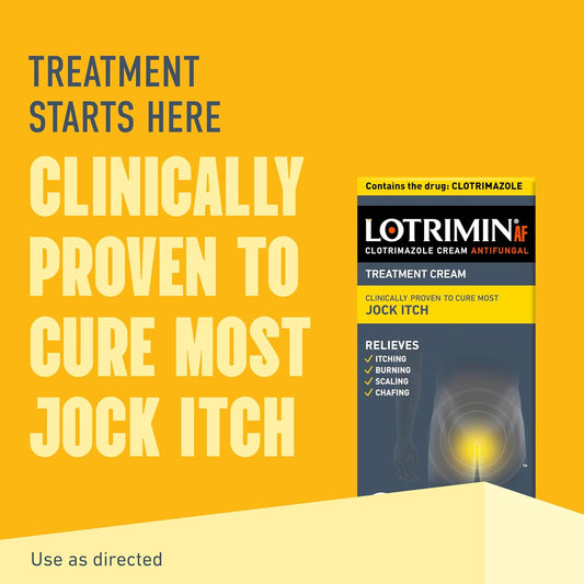 Lotrimin Af Jock Itch Antifungal, Jock Itch, And Athlete'S Foot Cream, 0.42 Ounce (Pack Of 1) (Packaging May Vary)