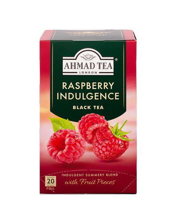 Ahmad Tea Company, Blk Rspbrry, Raspberry Indulgence, 120 Count (Pack Of 6)