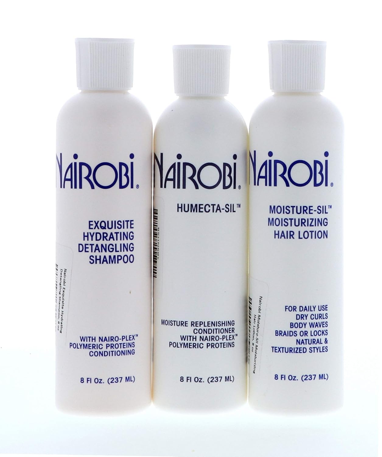 Nairobi Wrapp-It Shine Foam Wrap, Exquisite Hydrating Detangling Shampoo, Humecta-Sil Conditioner Set : Beauty & Personal Care