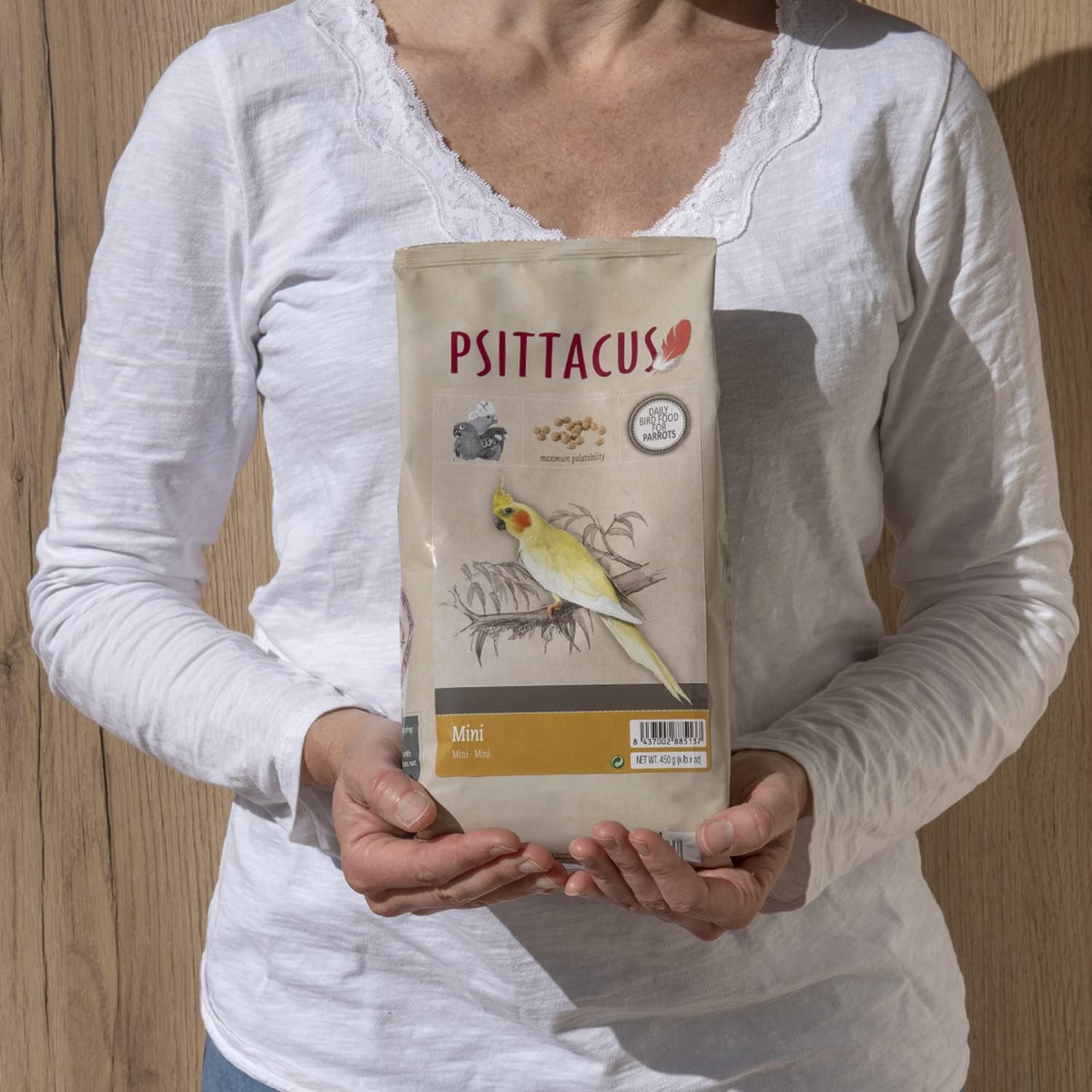 Psittacus Mini 450 g | Complete Food for Nymphs, Cotorras and Cockatoos | Premium Bird Food | 100% Non-GMO :Pet Supplies